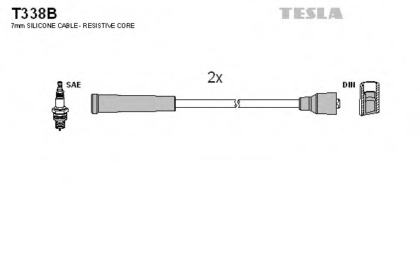 TESLA T338B Ignition Cable Kit